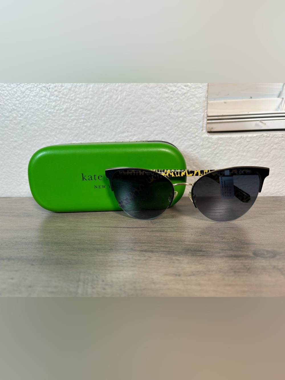 NEW Kate Spade IZARA/G/S-0807 9O Sunglasses 57mm 100% Authentic Leopard w/ Case